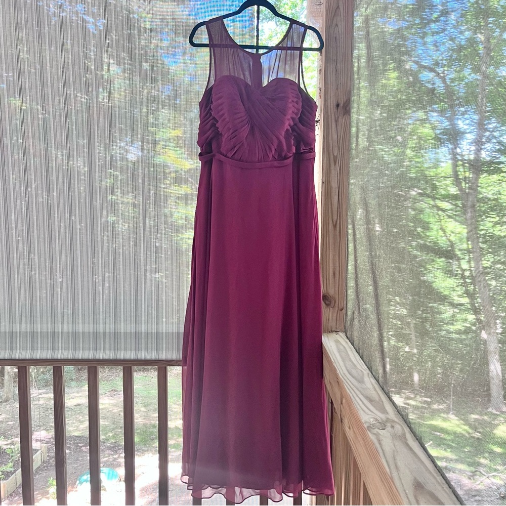 Azazie Cabernet Justine Size 16 Formal Dress
